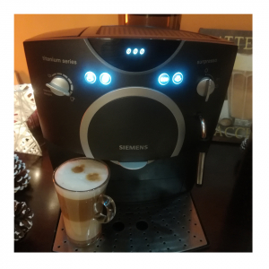 Siemens Titanium használt, automata darálós kávéfőzőgép