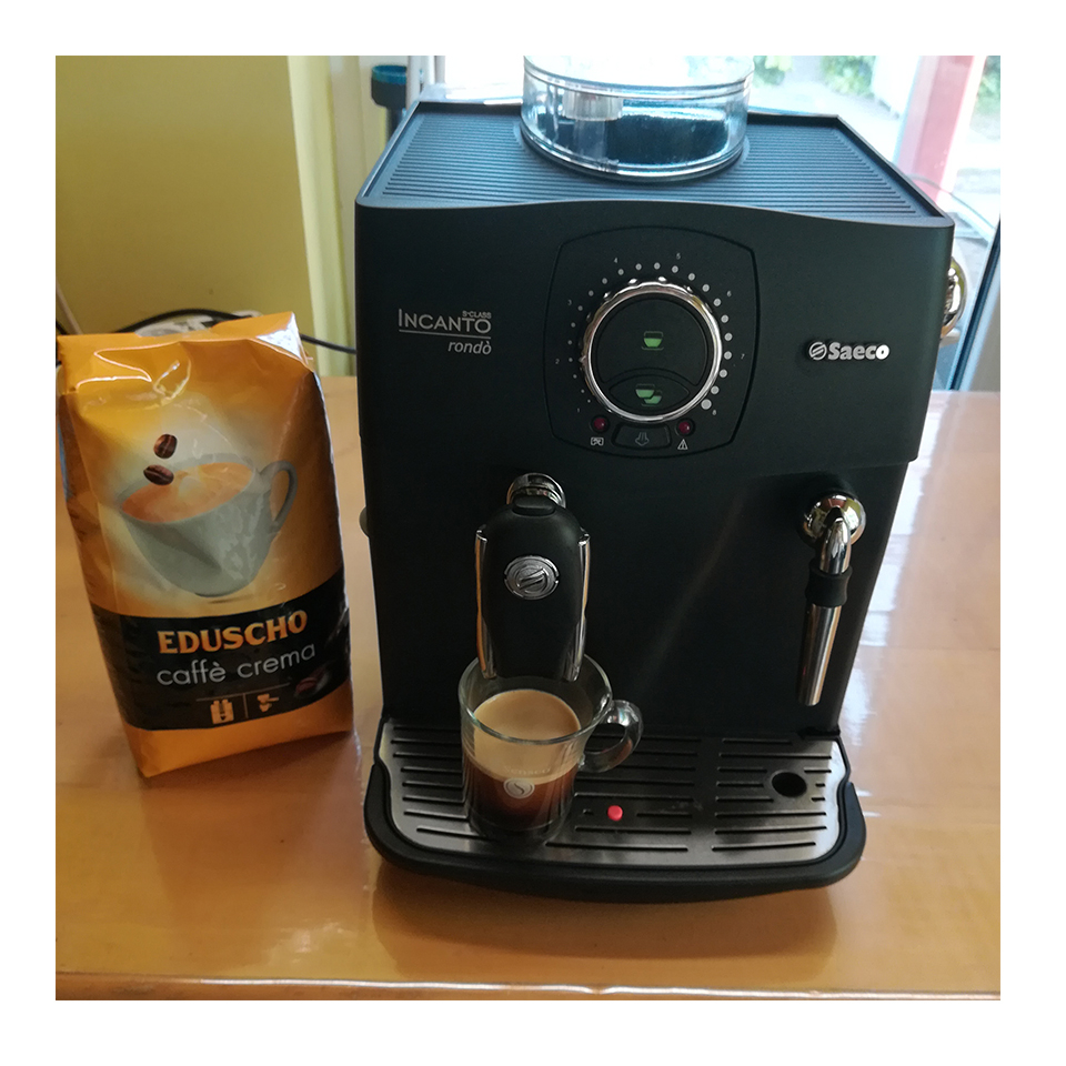 Saeco Incanto Rondo használt, automata darálós kávéfőzőgép