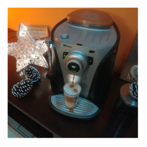 Saeco Odea Giro használt, automata darálós kávéfőzőgép
